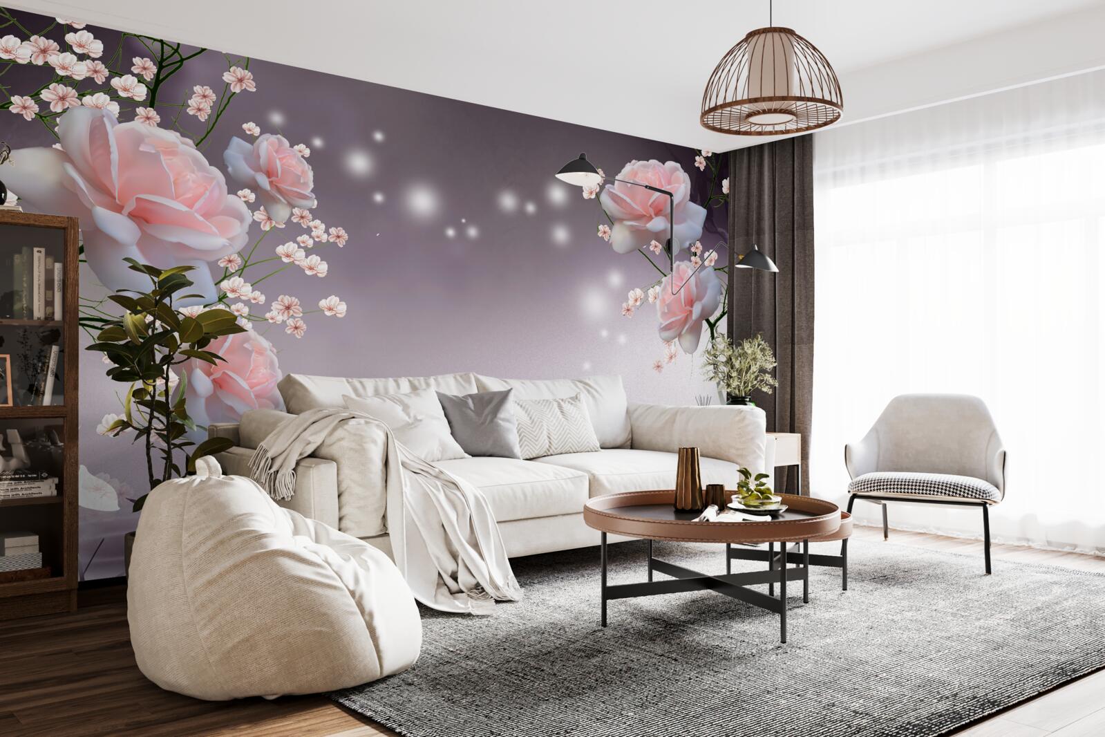 Fototapeta kvety otvárajúce sa nad vodnou hladinou