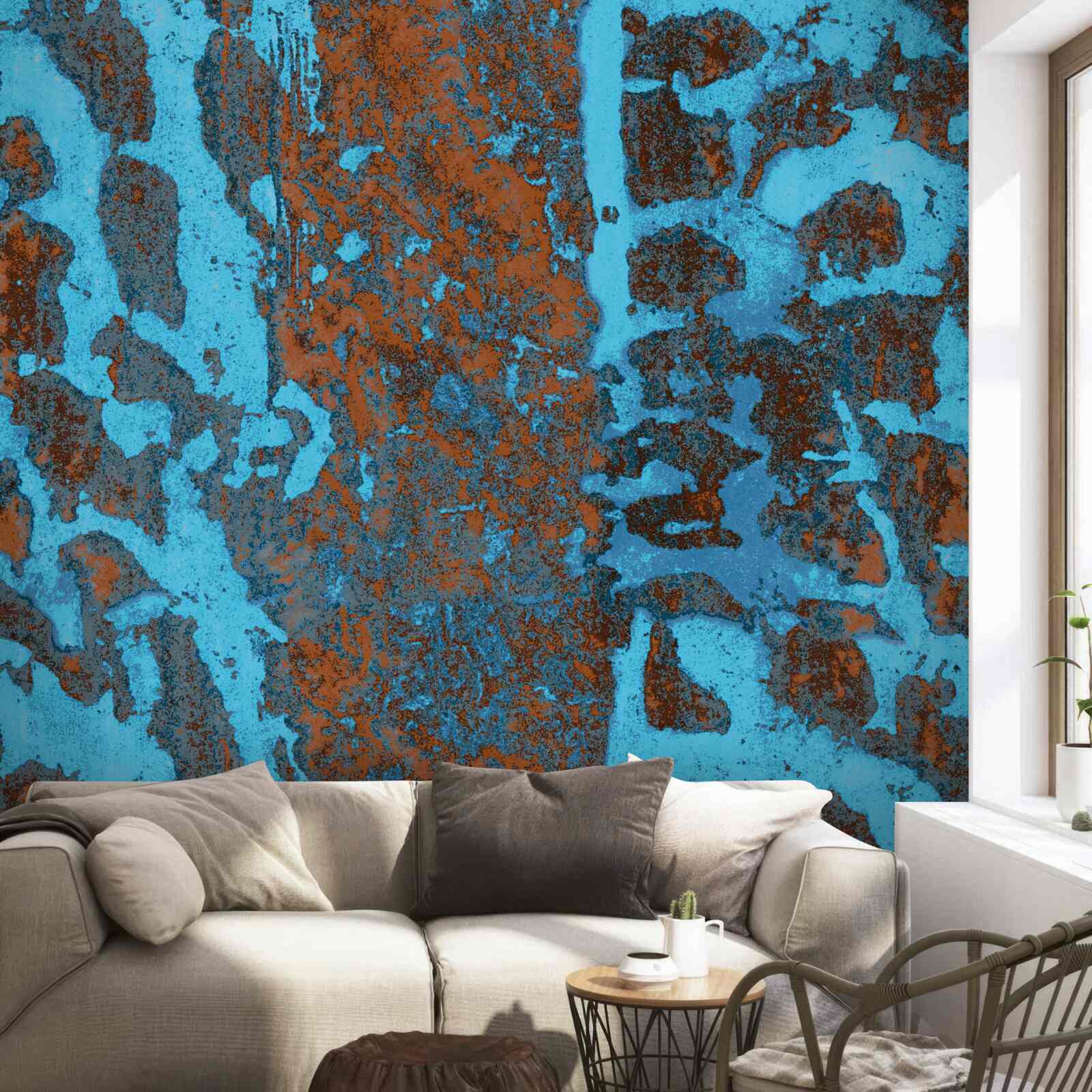 Fototapeta staré kovové pozadie