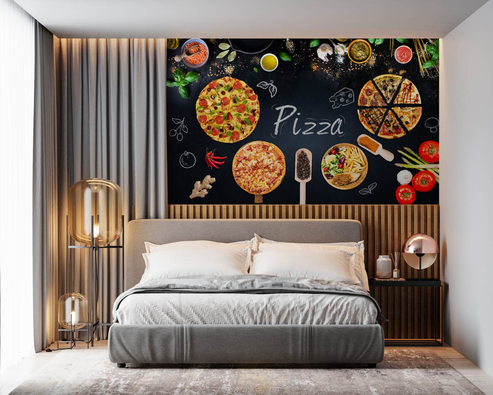 Fototapeta iné jedlá ako pizza