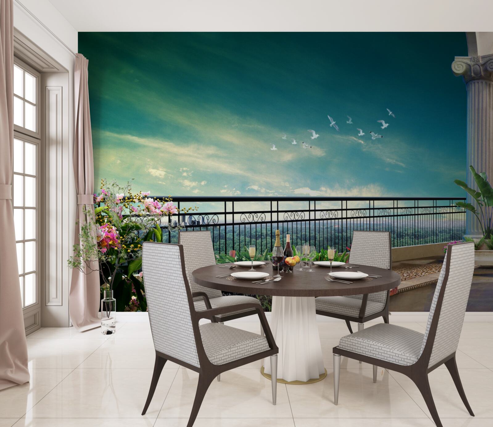 Fototapeta altánok na letnom ihrisku