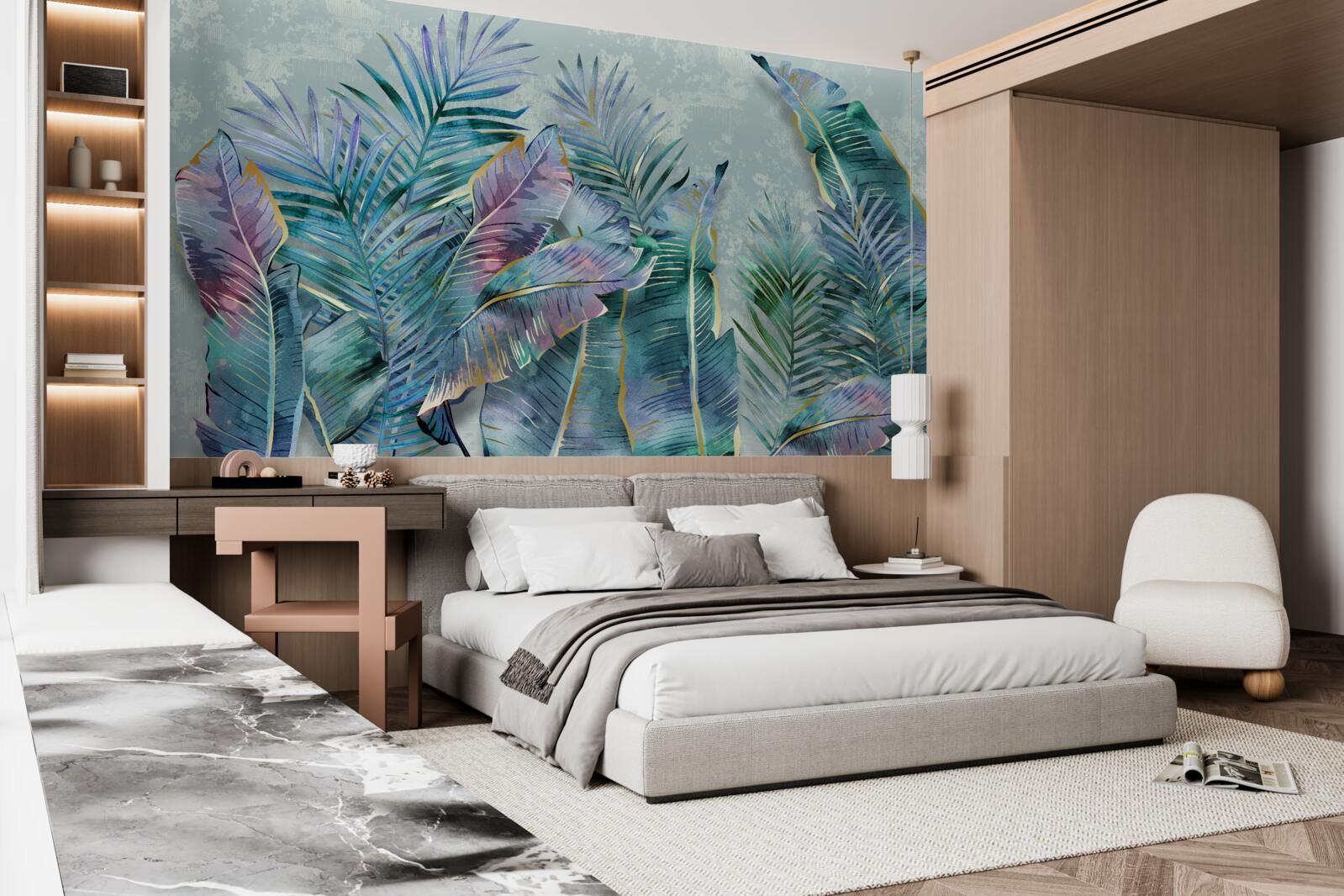 Fototapeta úžasné palmové listy