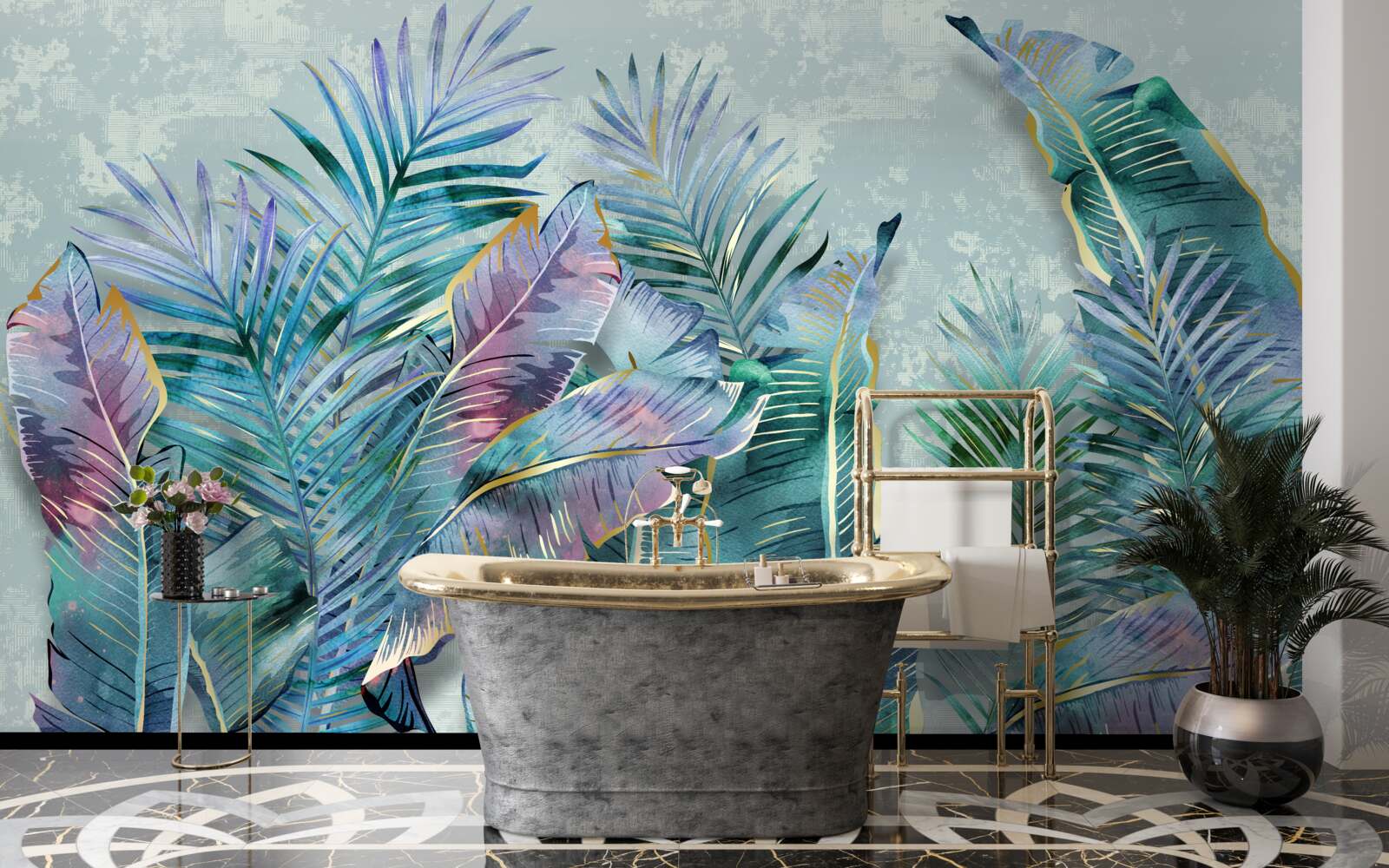 Fototapeta úžasné palmové listy