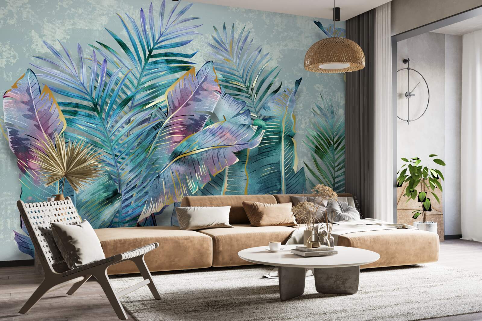 Fototapeta úžasné palmové listy