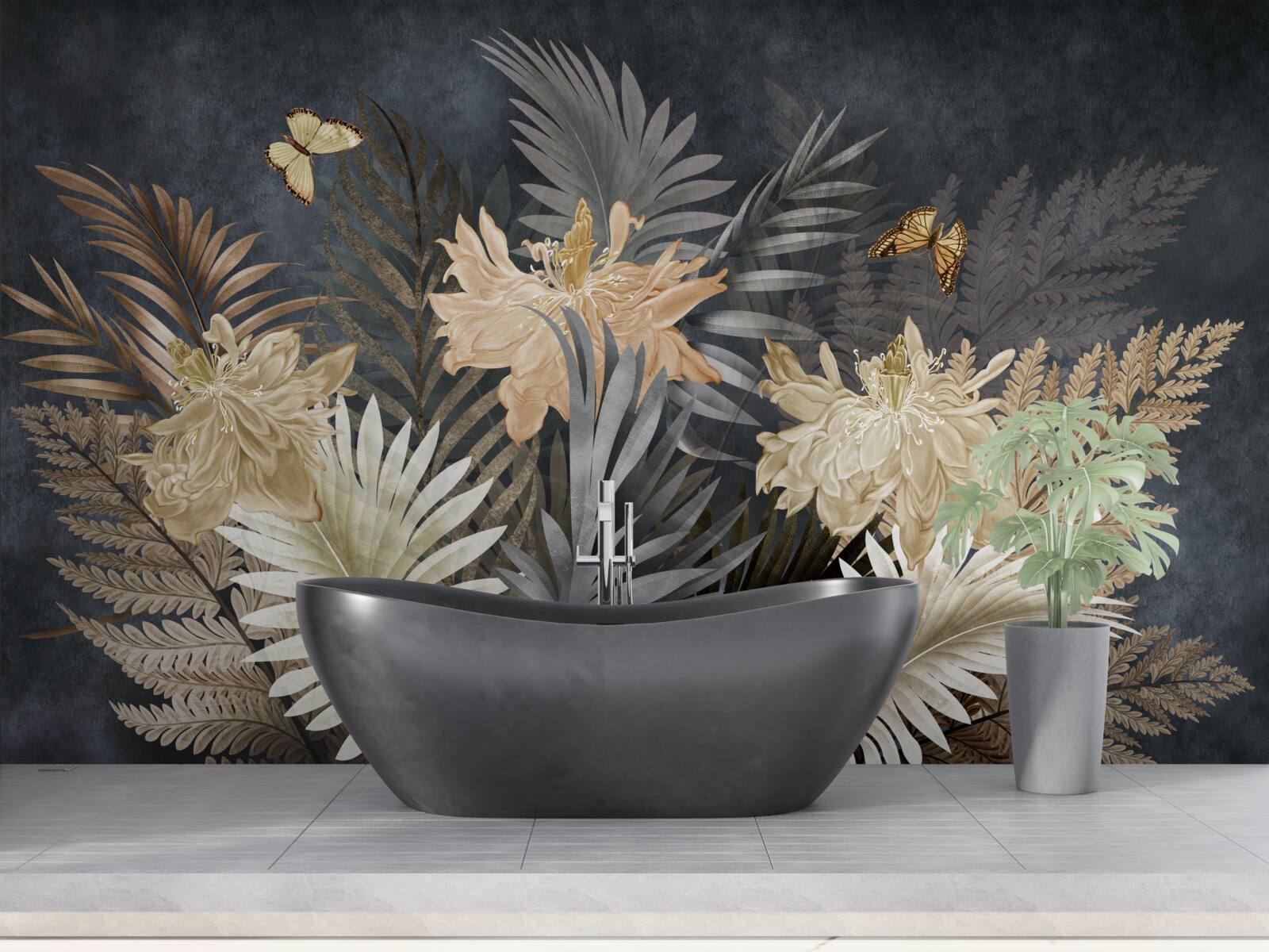 Fototapeta zloženie bledých jesenných listov