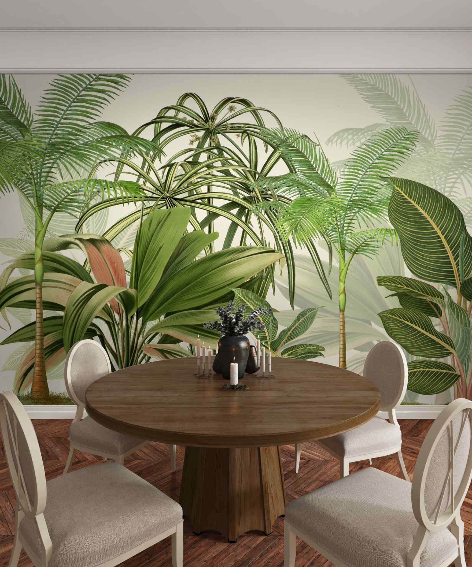 Fototapeta tropické stromy vrátane paliem