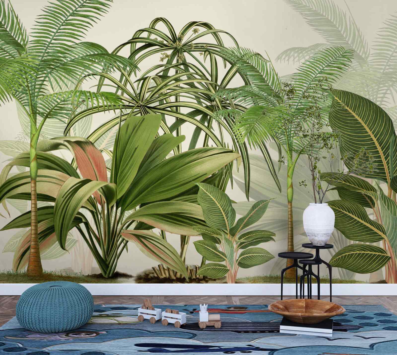 Fototapeta tropické stromy vrátane paliem