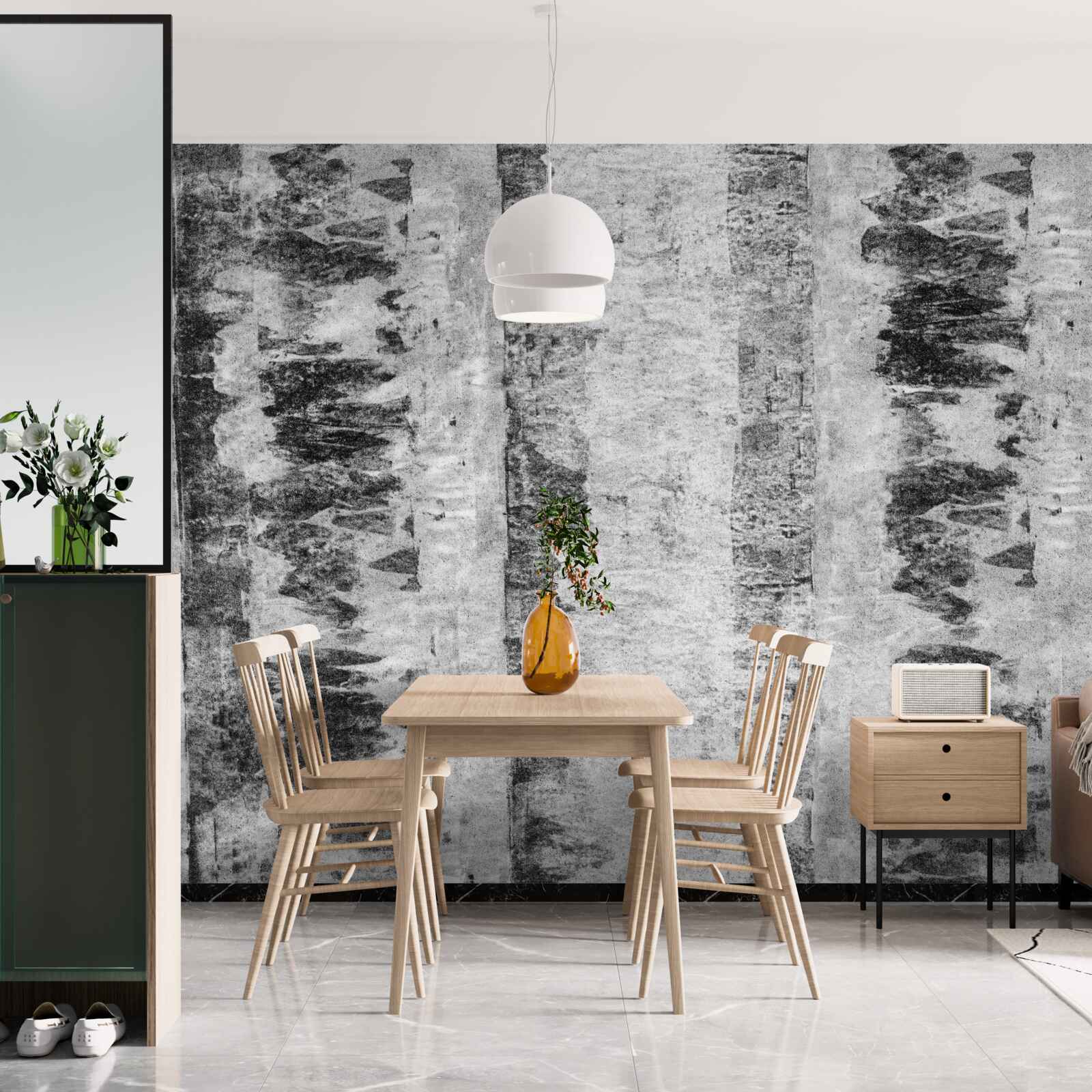 Fototapeta večné zlaté proporcie dreva