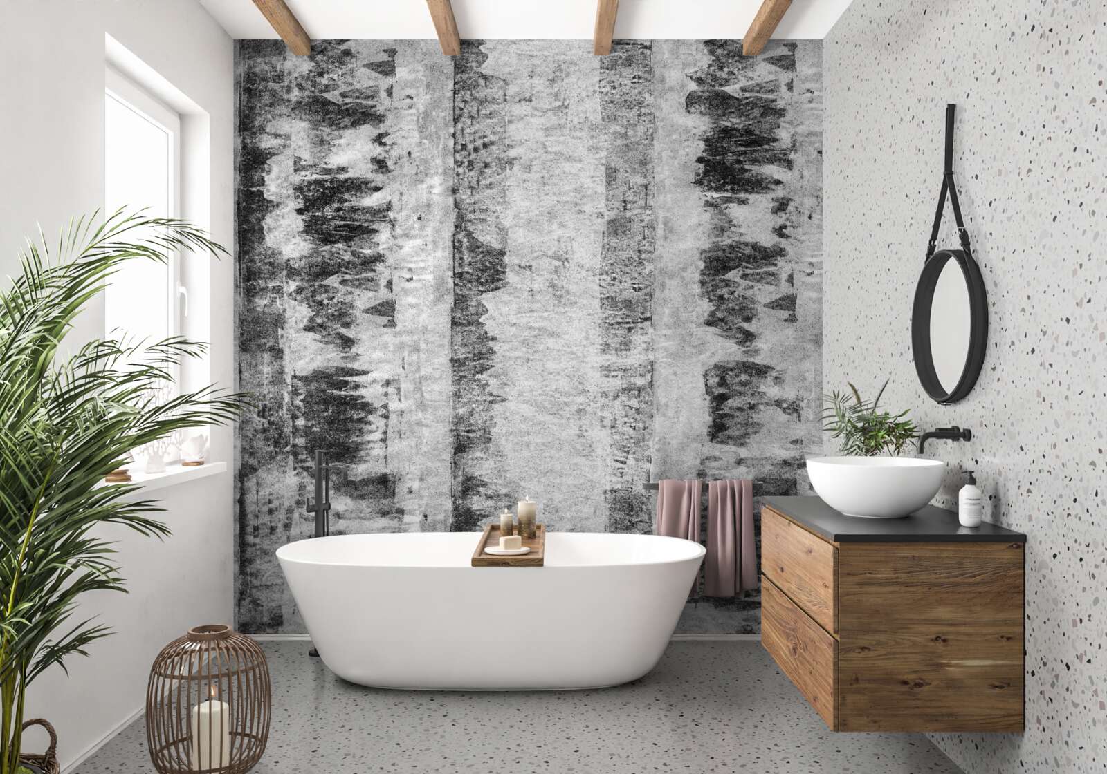 Fototapeta večné zlaté proporcie dreva