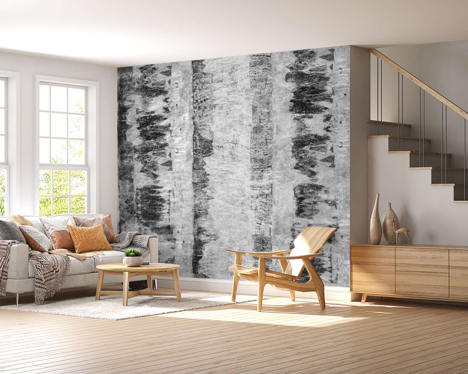 Fototapeta večné zlaté proporcie dreva