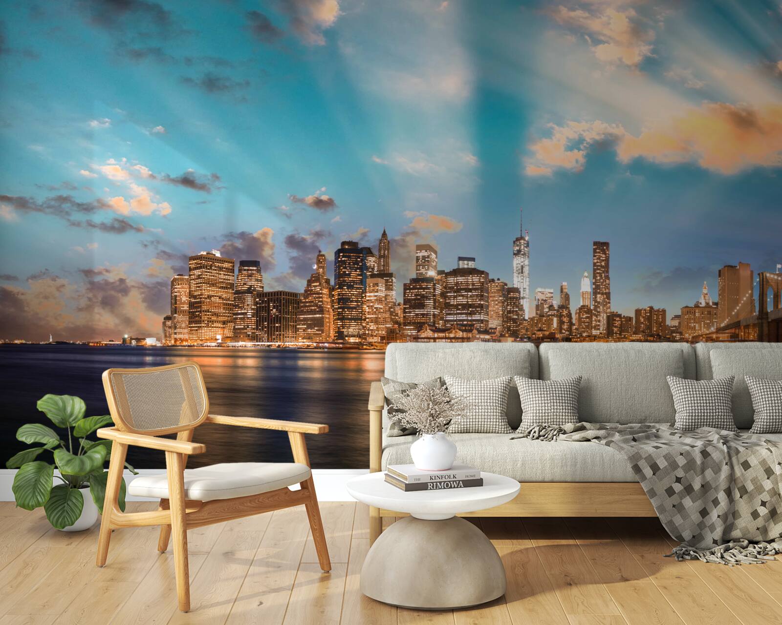 Fototapeta Brooklynský most a Manhattan, New York