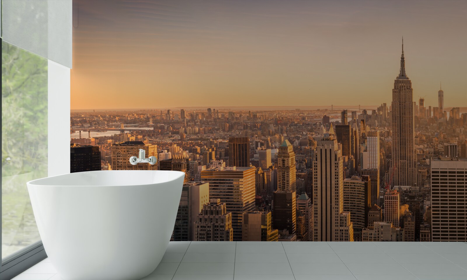 Fototapeta Svitanie nad New Yorkom