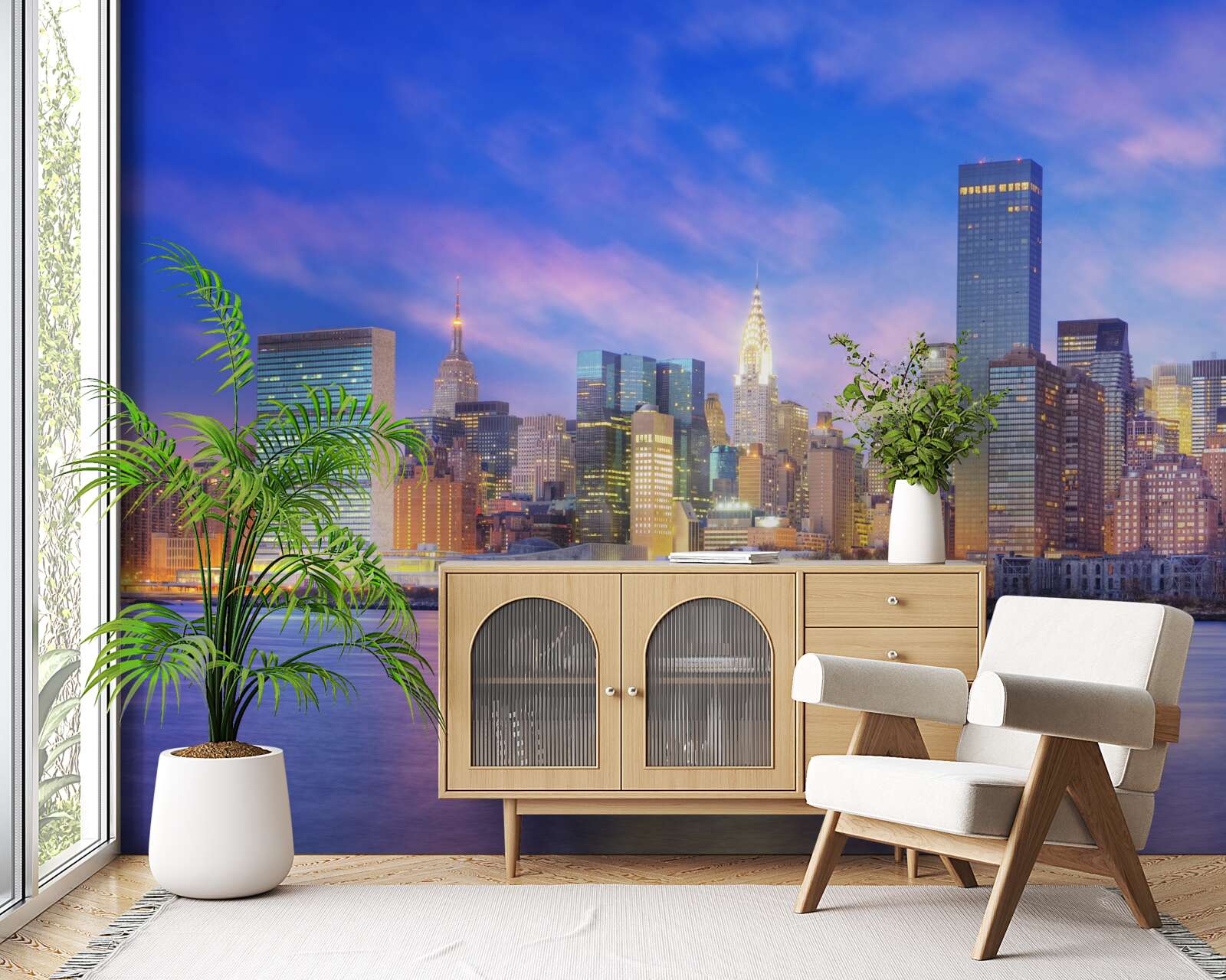 Fototapeta pohľad na mestské mrakodrapy