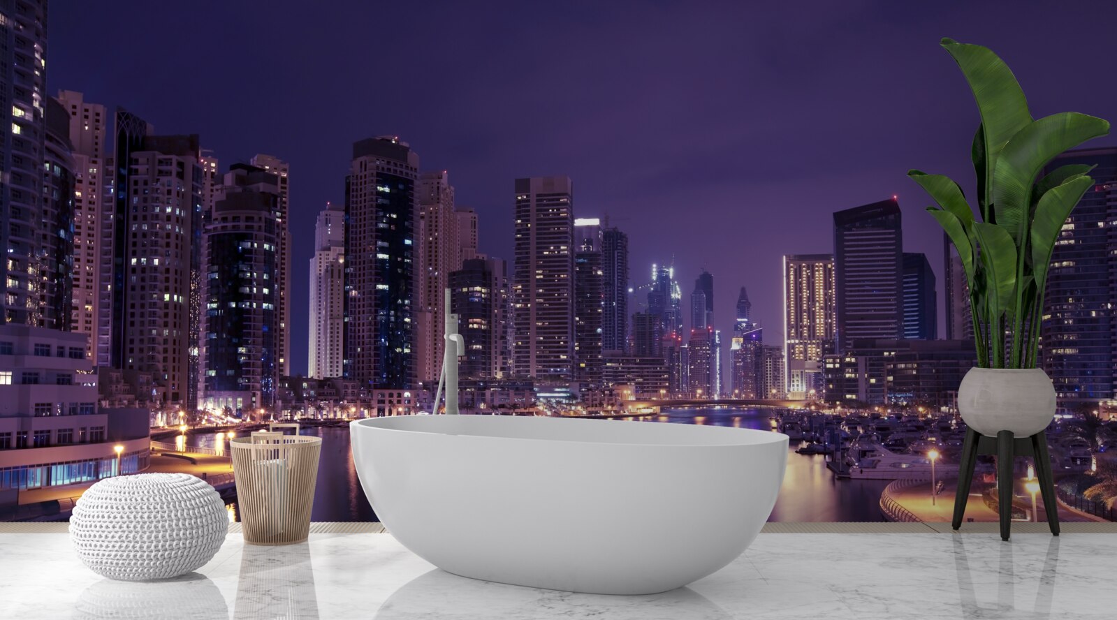 Fototapeta Chicago mrakodrapy v noci