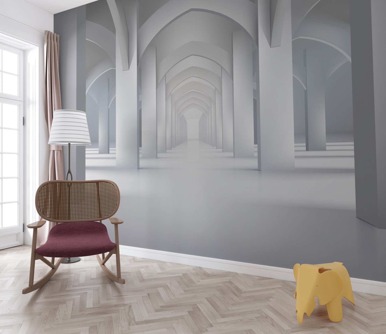 Fototapeta ľahké oblúky v gotickom štýle