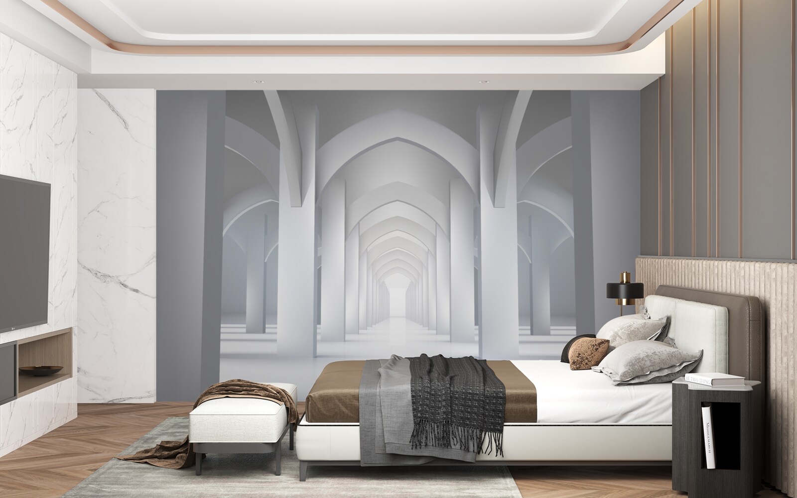 Fototapeta ľahké oblúky v gotickom štýle