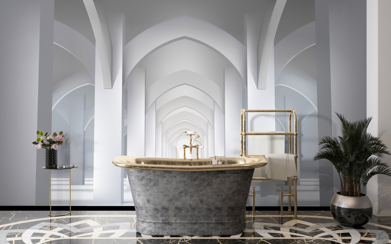 Fototapeta ľahké oblúky v gotickom štýle