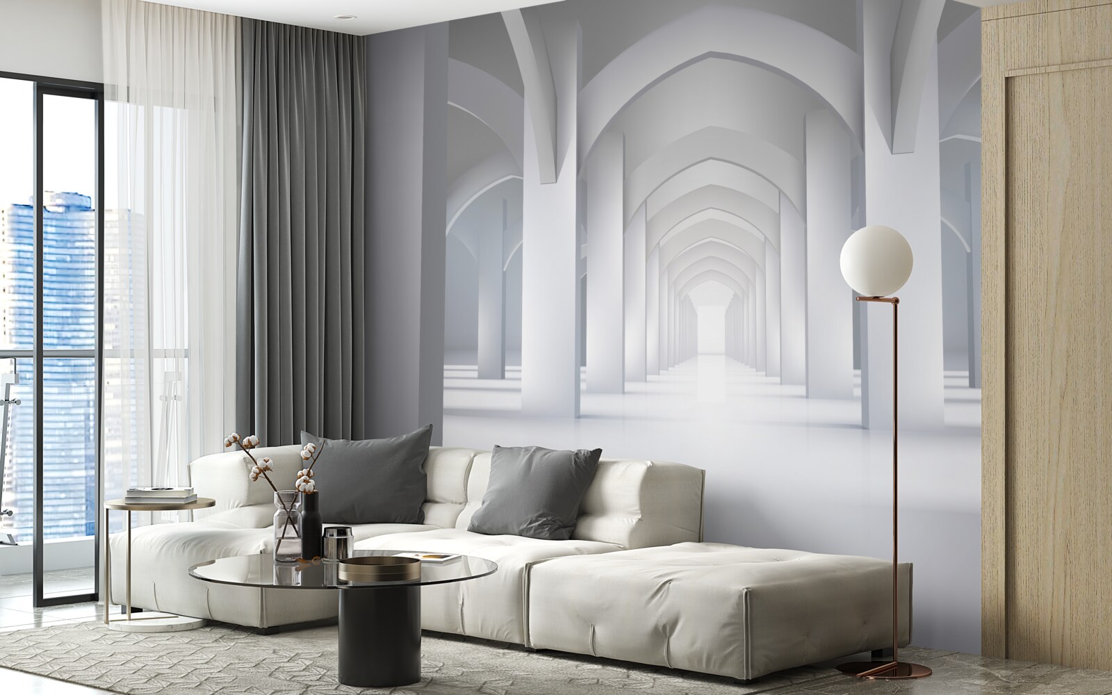 Fototapeta ľahké oblúky v gotickom štýle