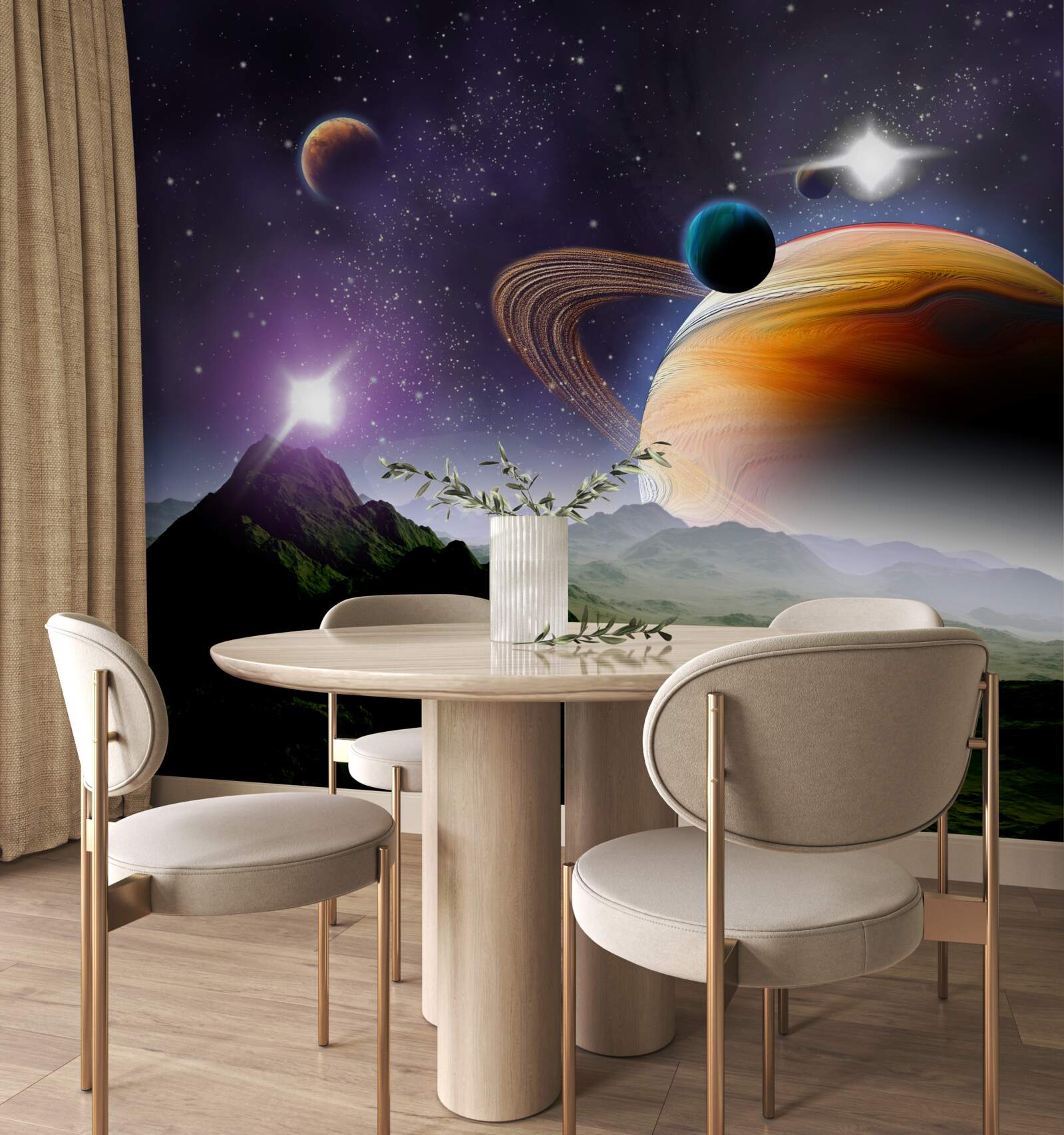 Fototapeta magický priestor hviezd