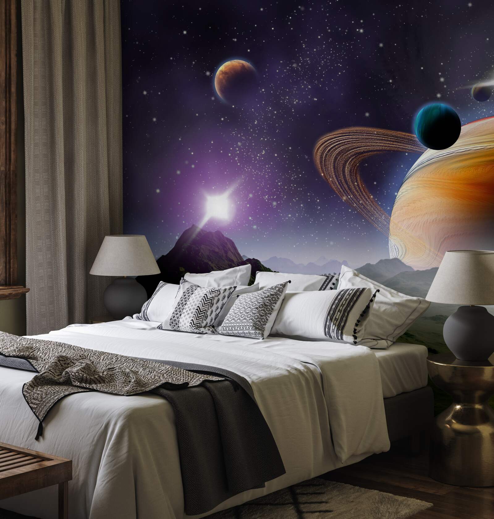 Fototapeta magický priestor hviezd