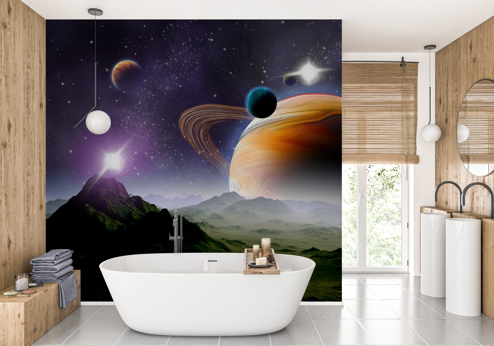 Fototapeta magický priestor hviezd