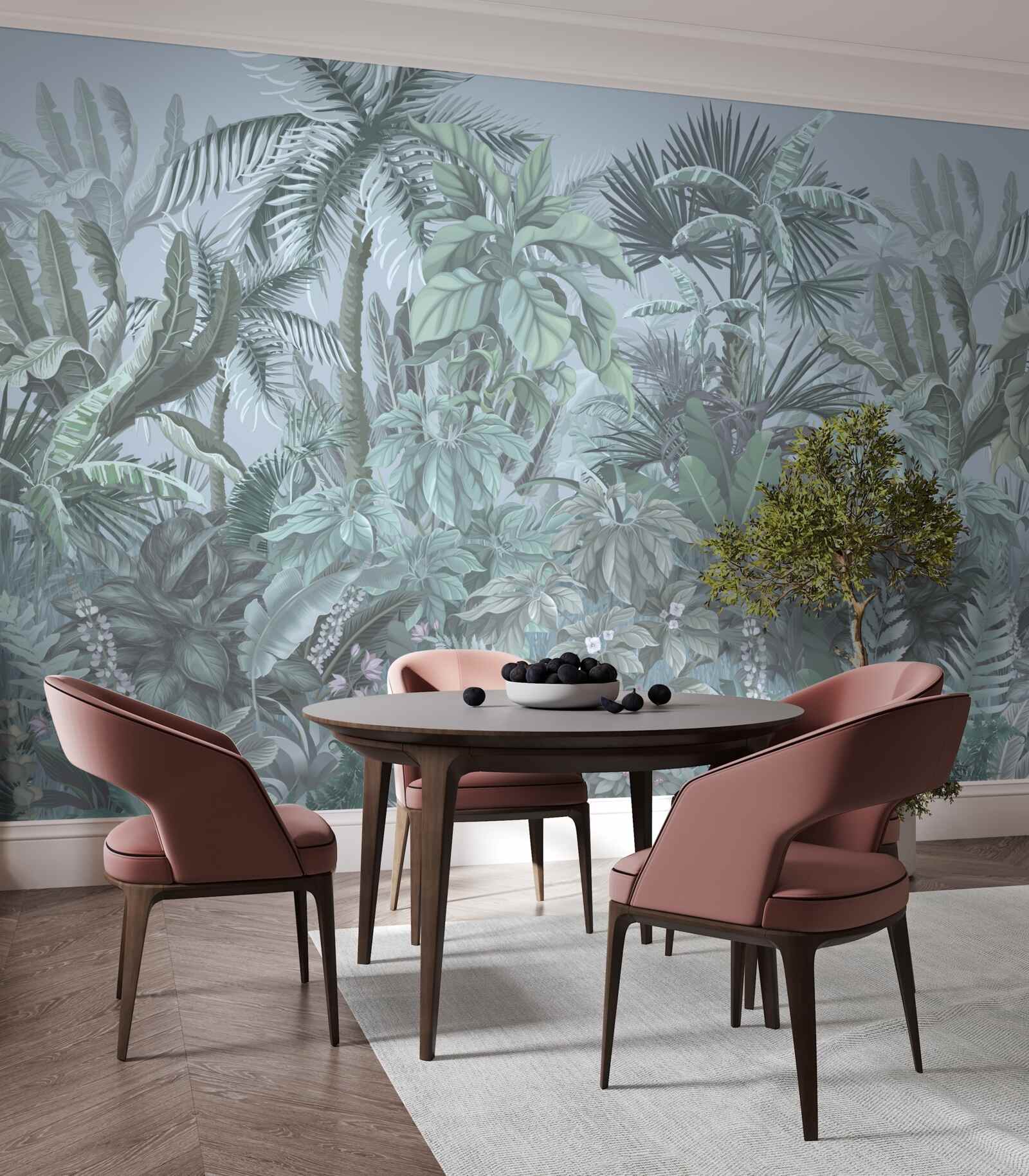 Fototapeta tma v džungli