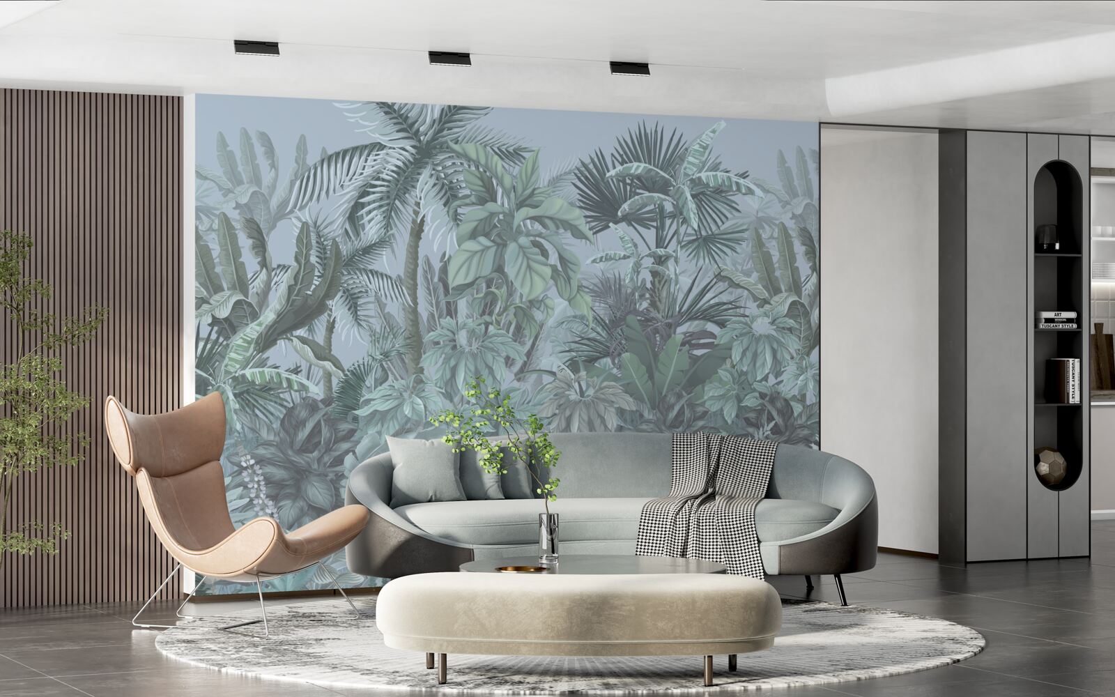 Fototapeta tma v džungli