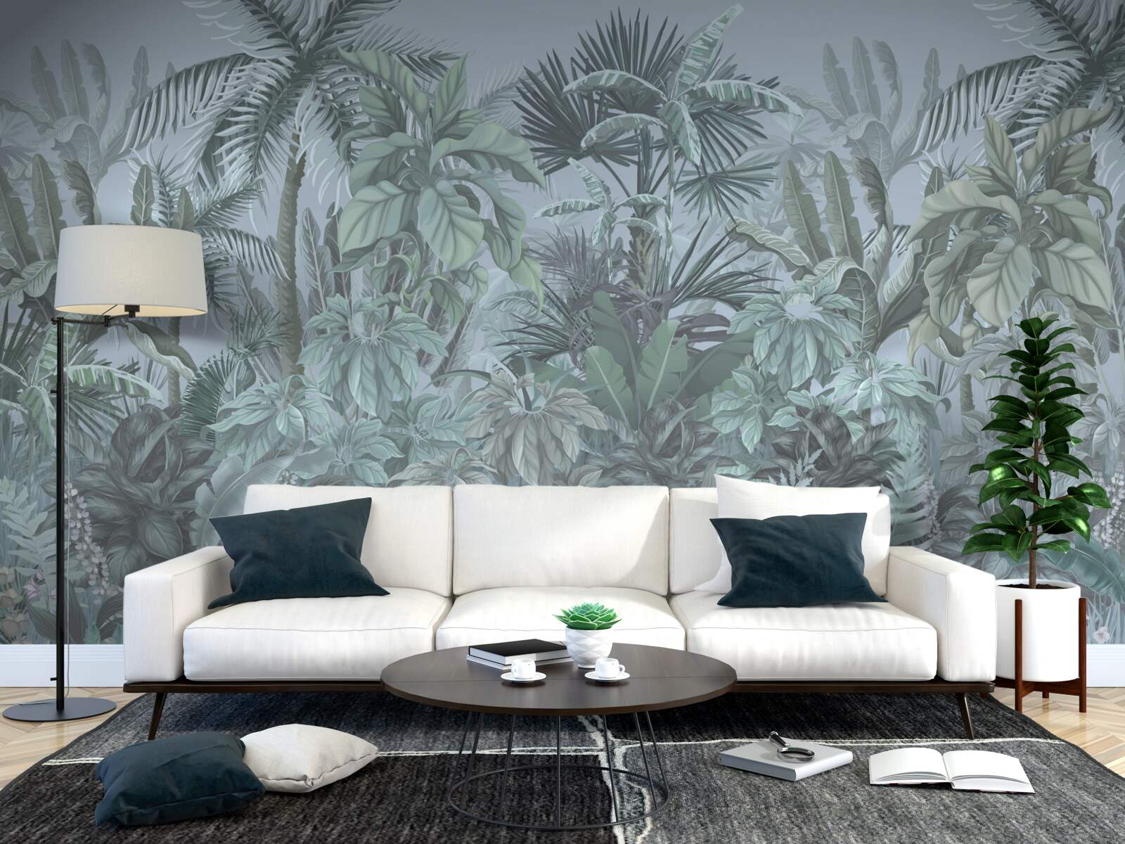 Fototapeta tma v džungli