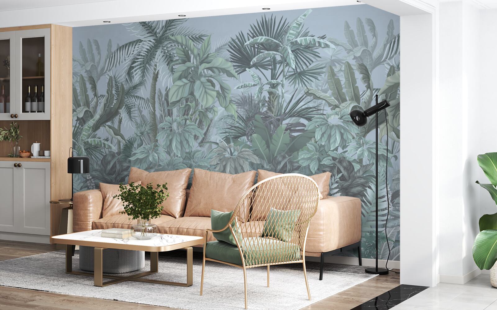 Fototapeta tma v džungli