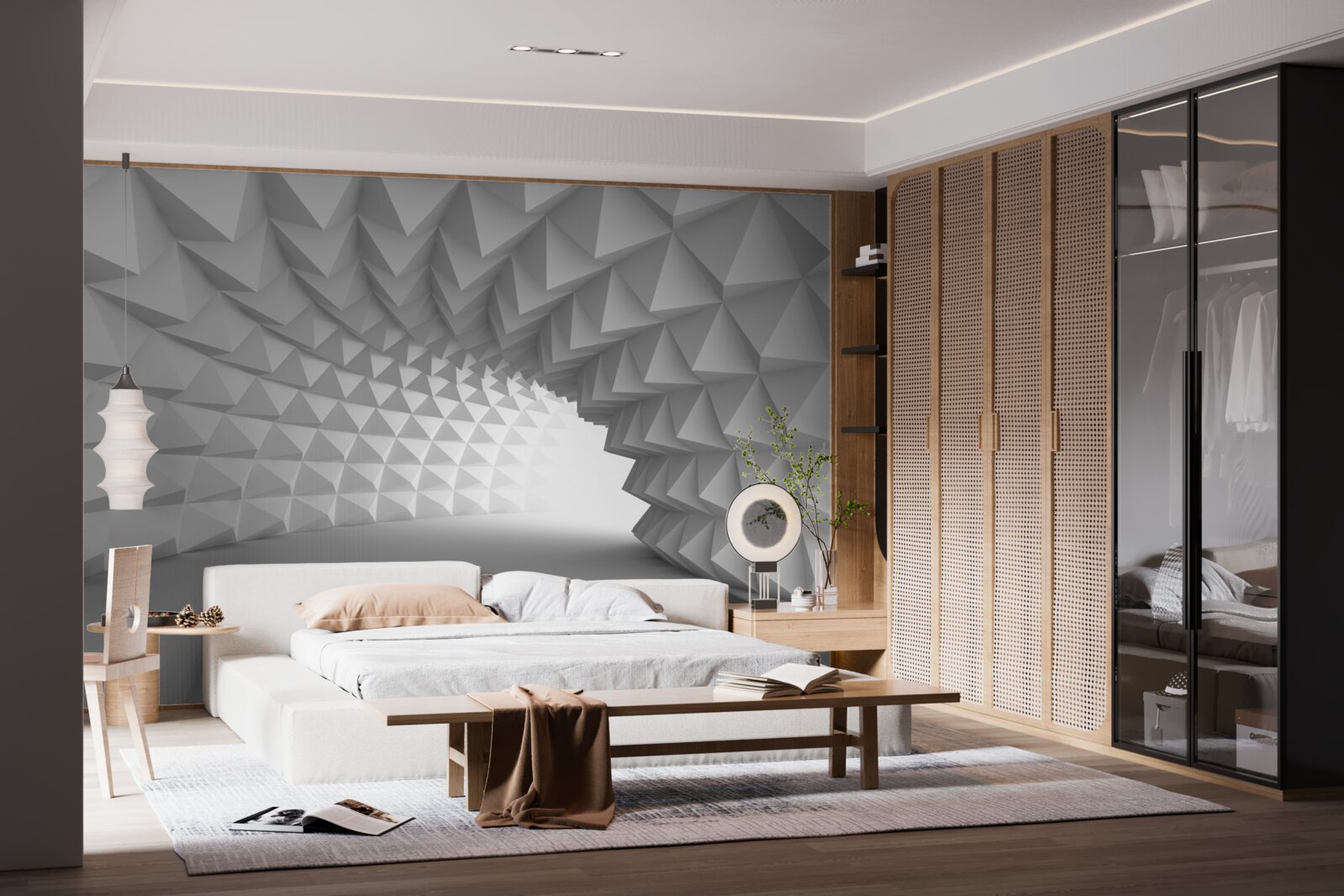 Fototapeta nekonečná abstraktná chodba