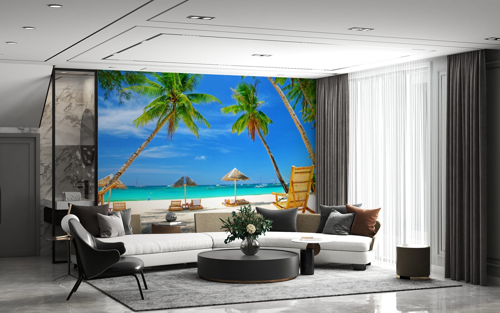 Fototapeta oddych na tropickom pobreží