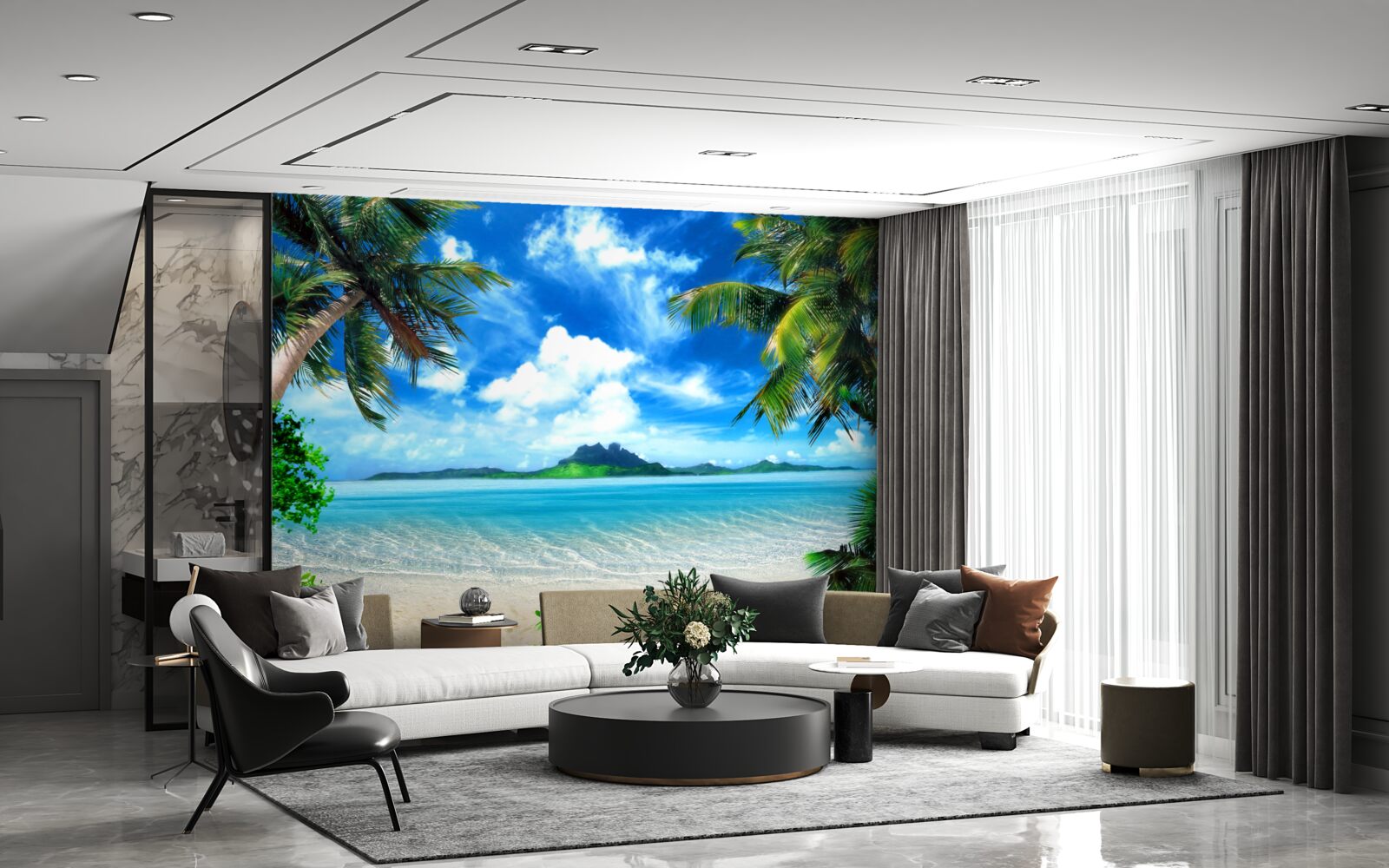 Fototapeta raj v trópoch