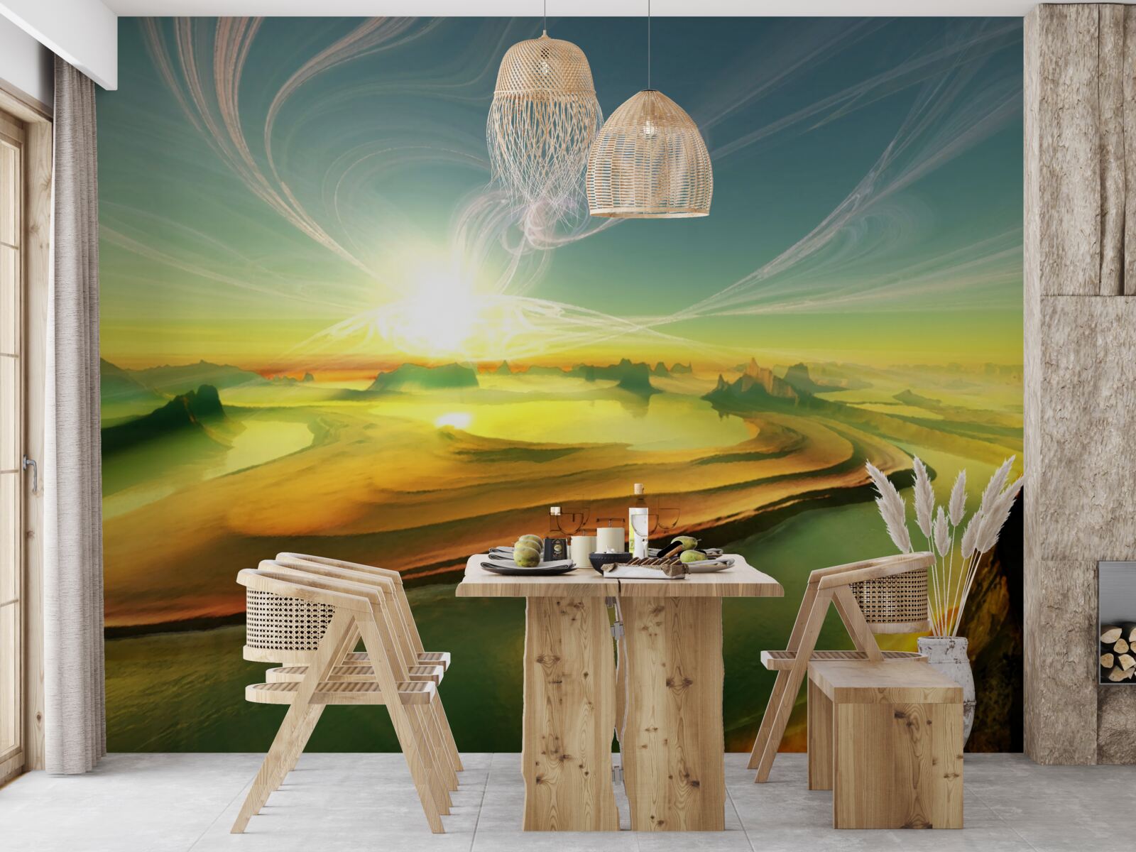 Fototapeta vietor transformácie