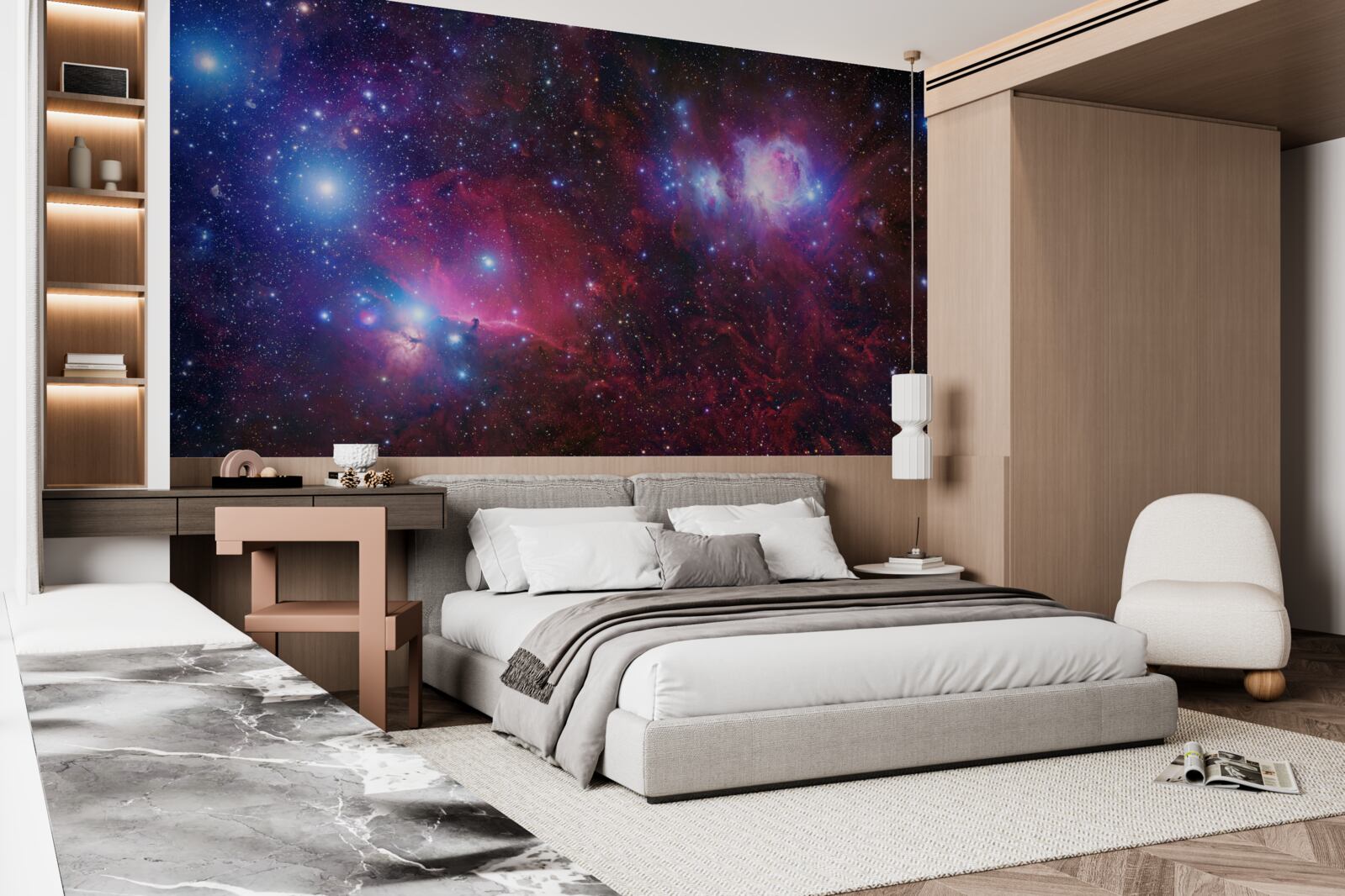 Fototapeta hviezdna obloha pokrytá nocou