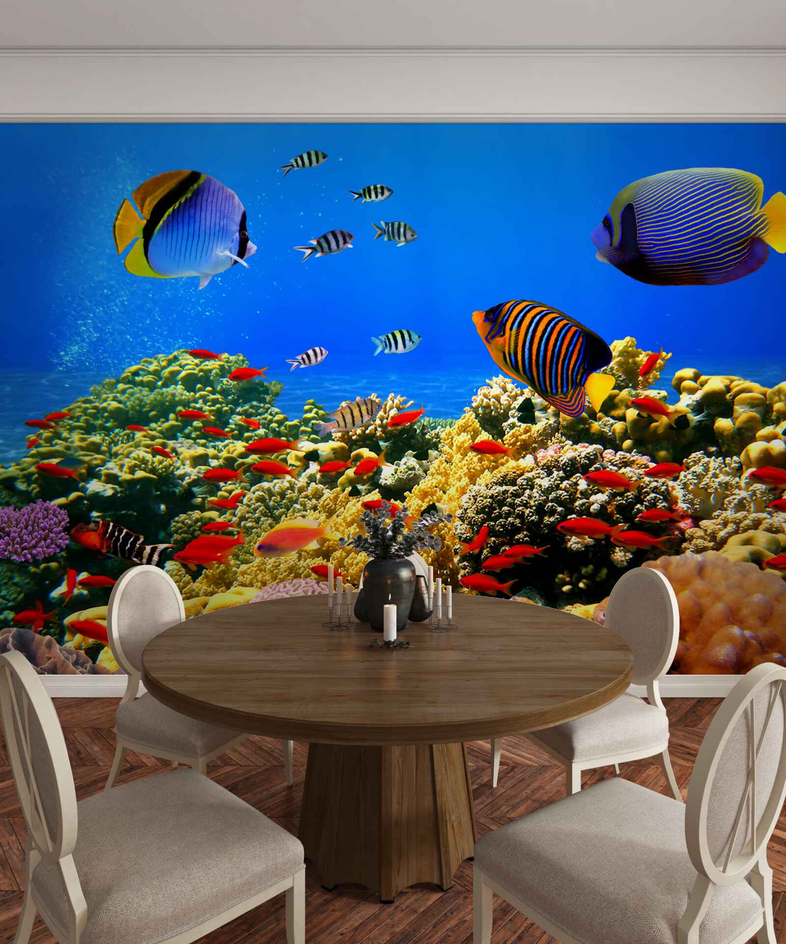 Fototapeta nedokončené hlbiny oceánu a jeho obyvateľov