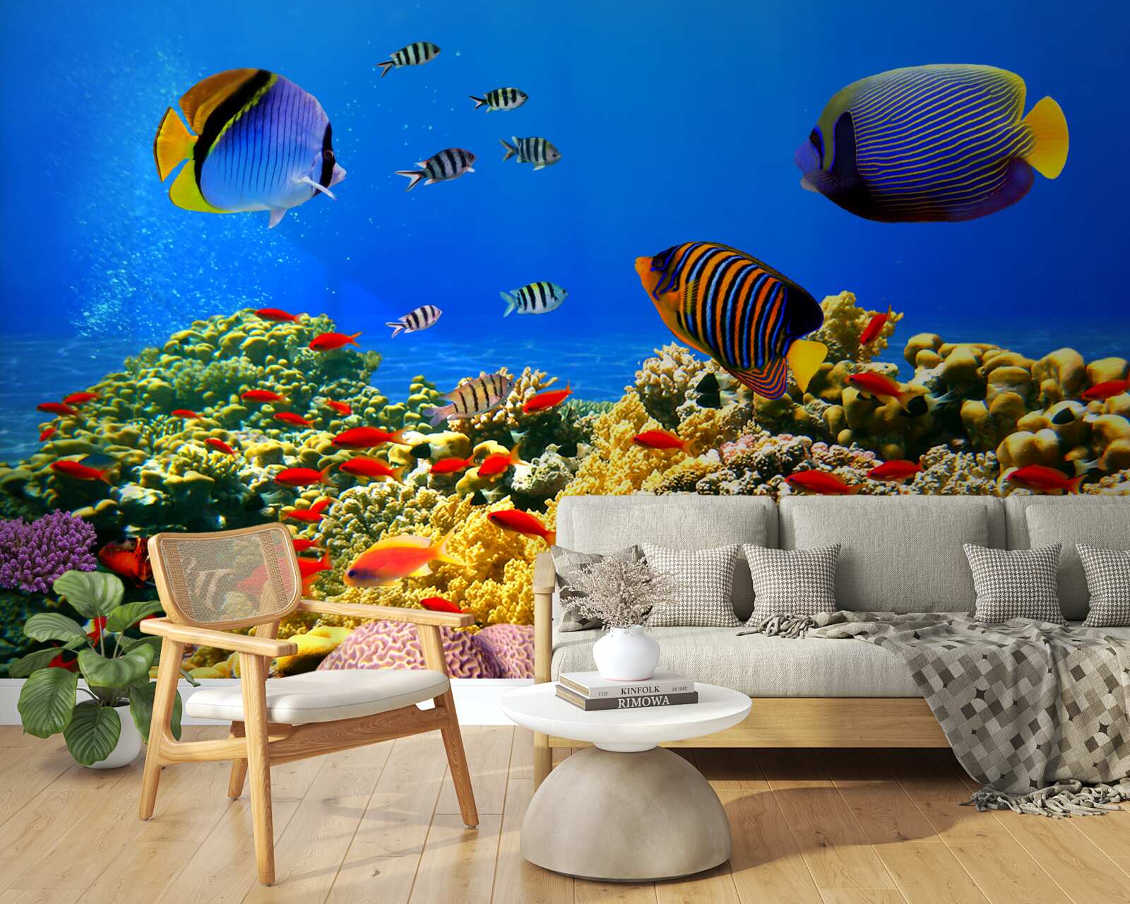 Fototapeta nedokončené hlbiny oceánu a jeho obyvateľov