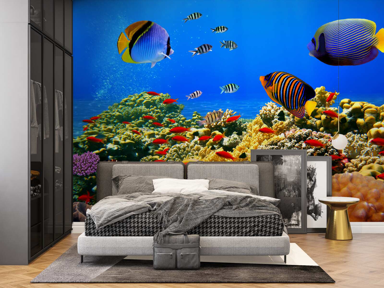 Fototapeta nedokončené hlbiny oceánu a jeho obyvateľov