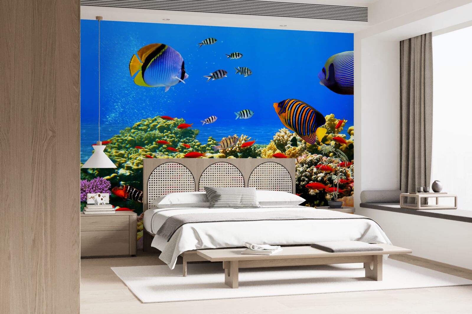 Fototapeta nedokončené hlbiny oceánu a jeho obyvateľov