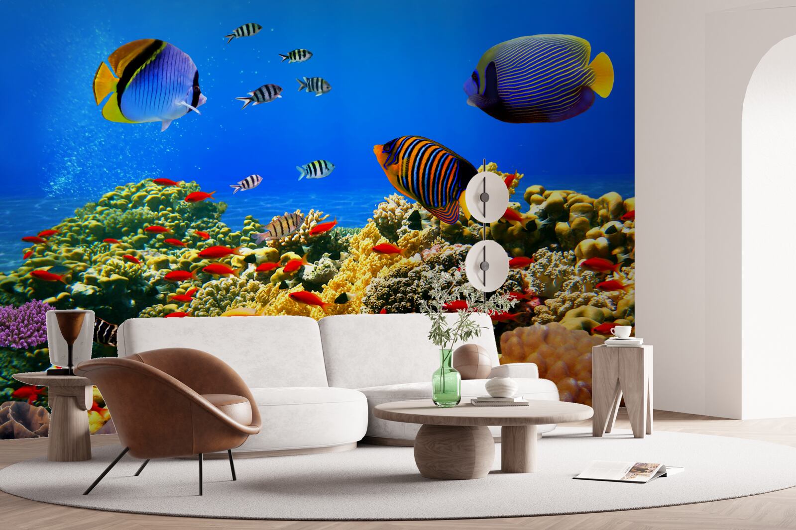 Fototapeta nedokončené hlbiny oceánu a jeho obyvateľov