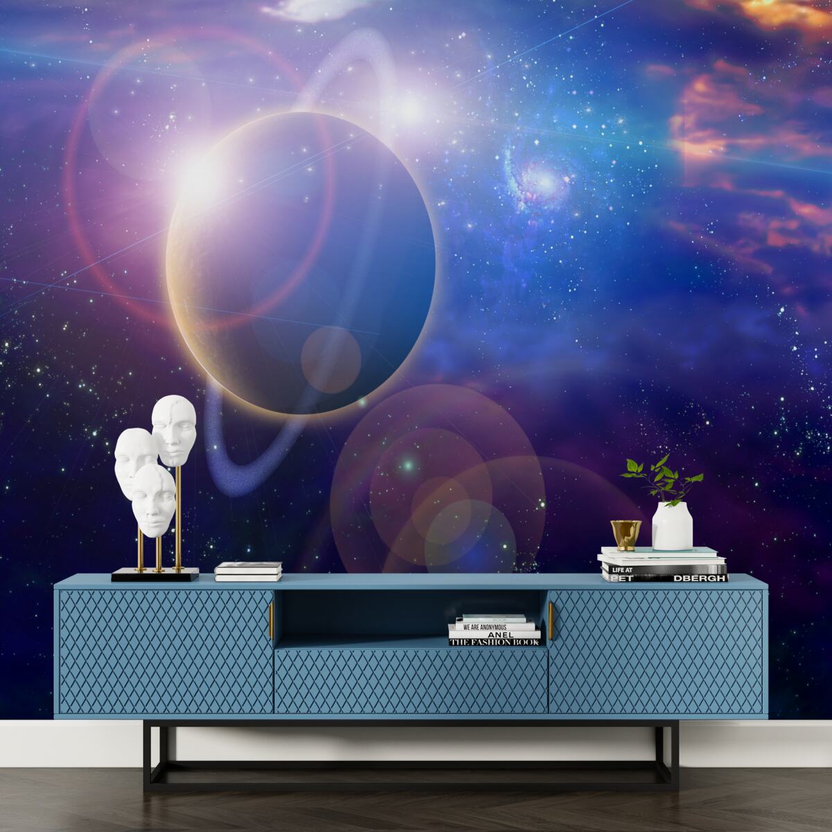 Fototapeta hviezdy na nebeskej planéte