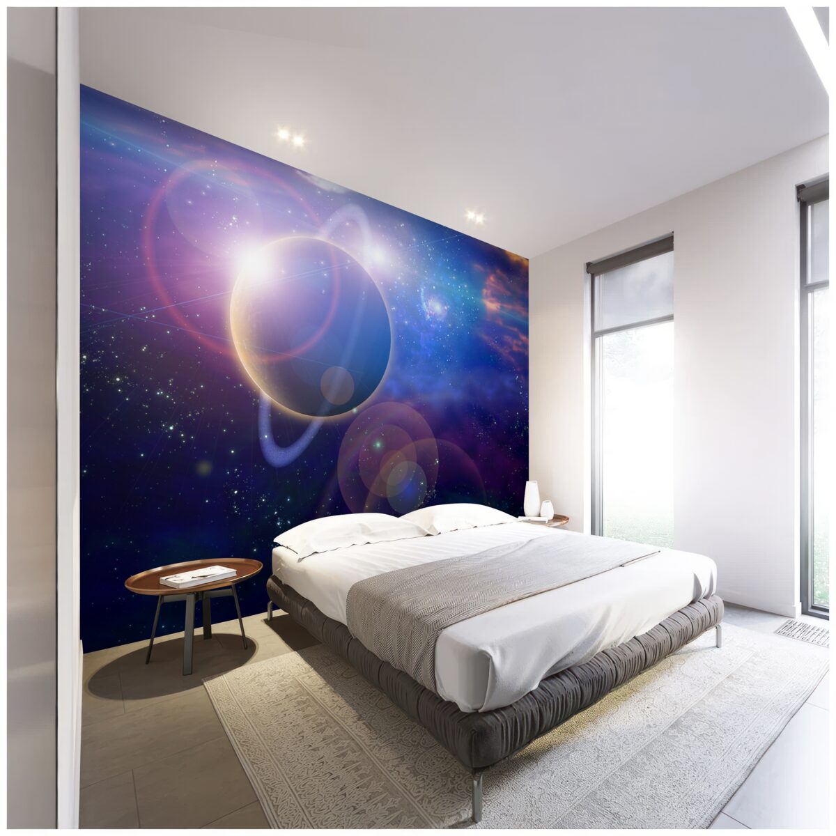 Fototapeta hviezdy na nebeskej planéte