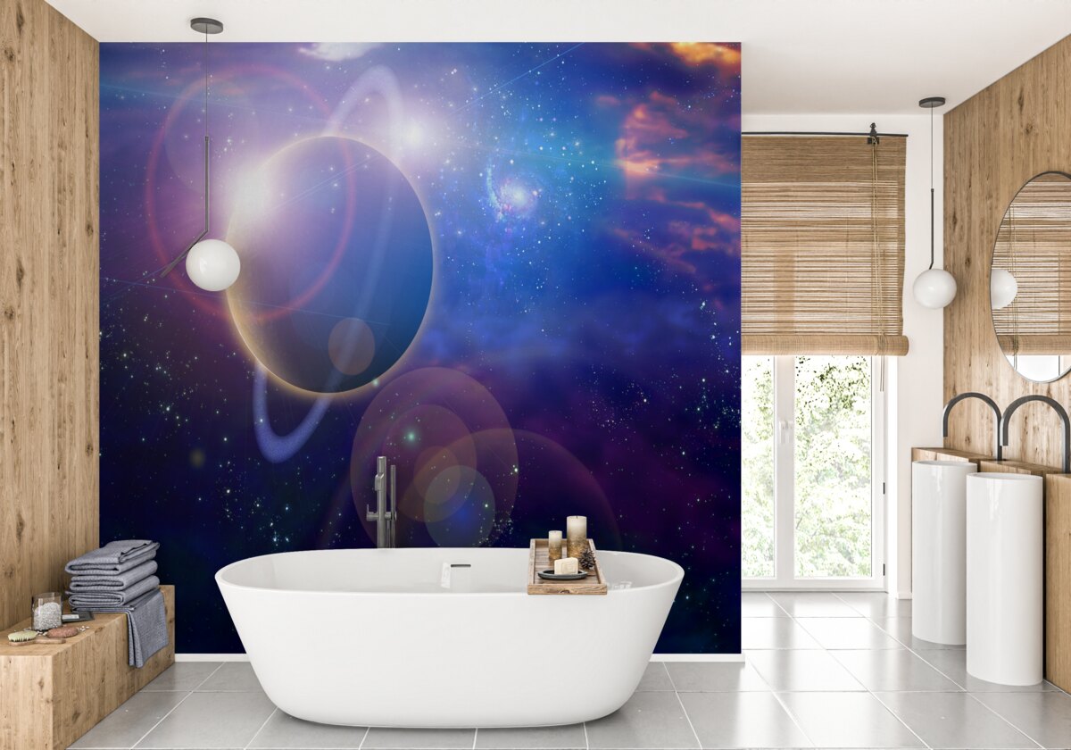 Fototapeta hviezdy na nebeskej planéte