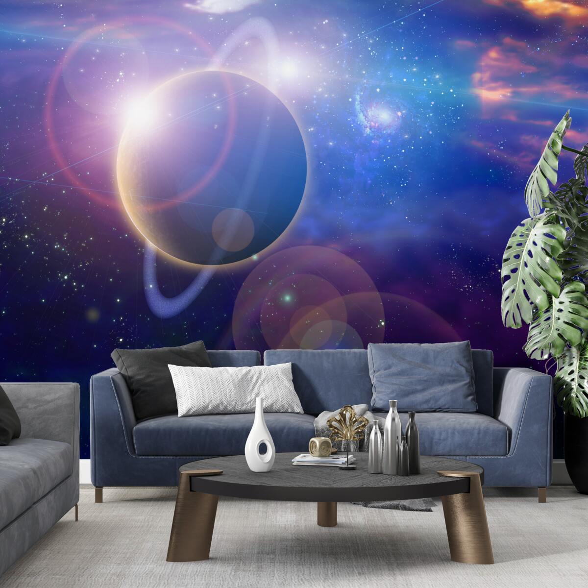 Fototapeta hviezdy na nebeskej planéte