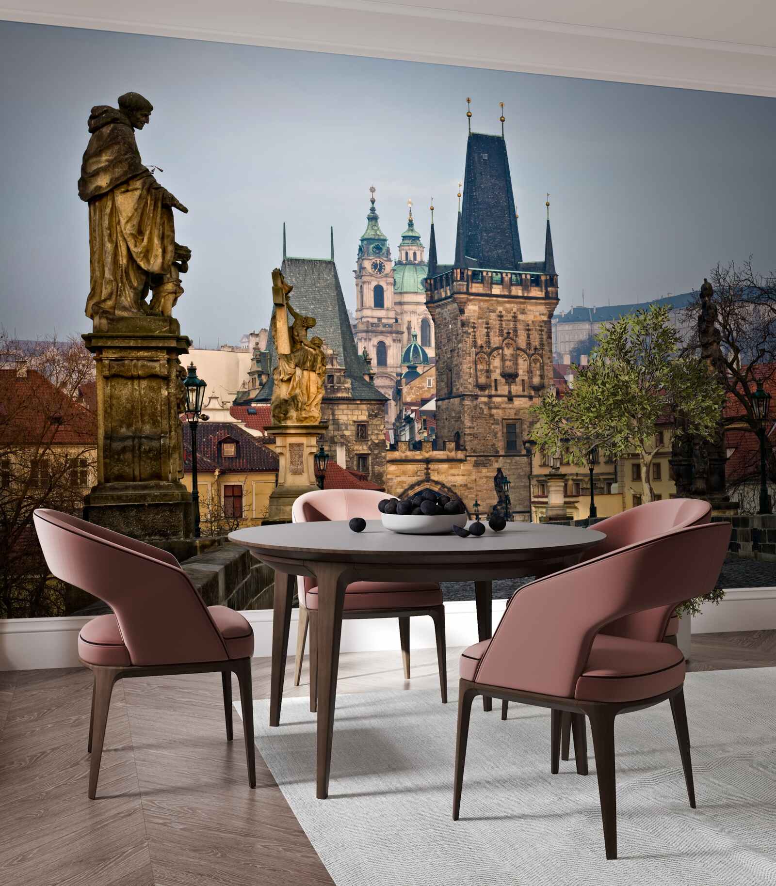 Fototapeta Karlov most v ranných hodinách