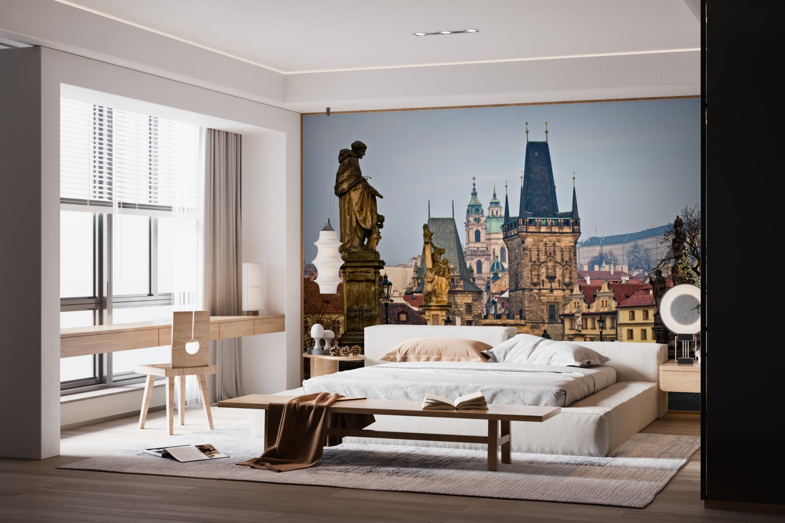 Fototapeta Karlov most v ranných hodinách