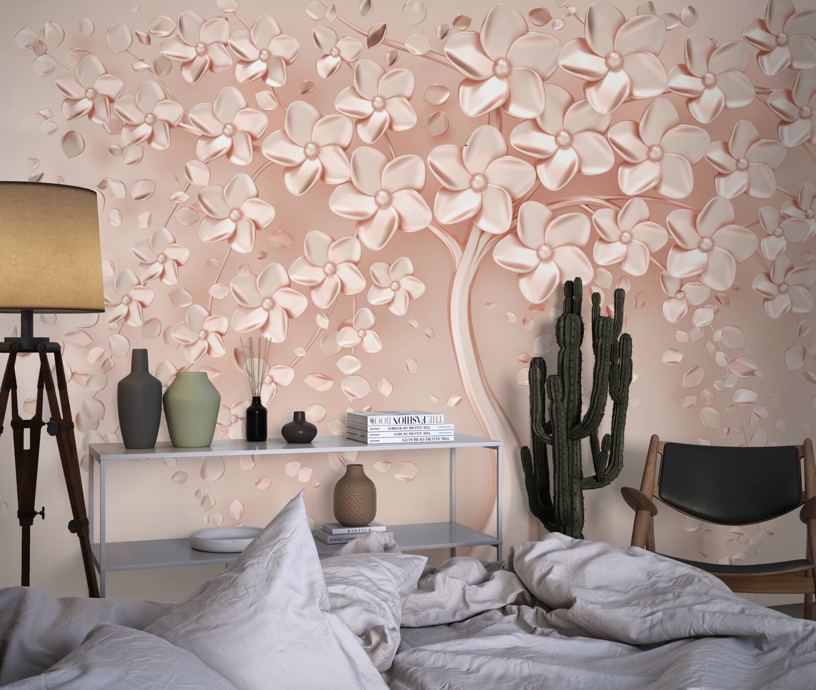 Fototapeta kvety kvitli na malom strome