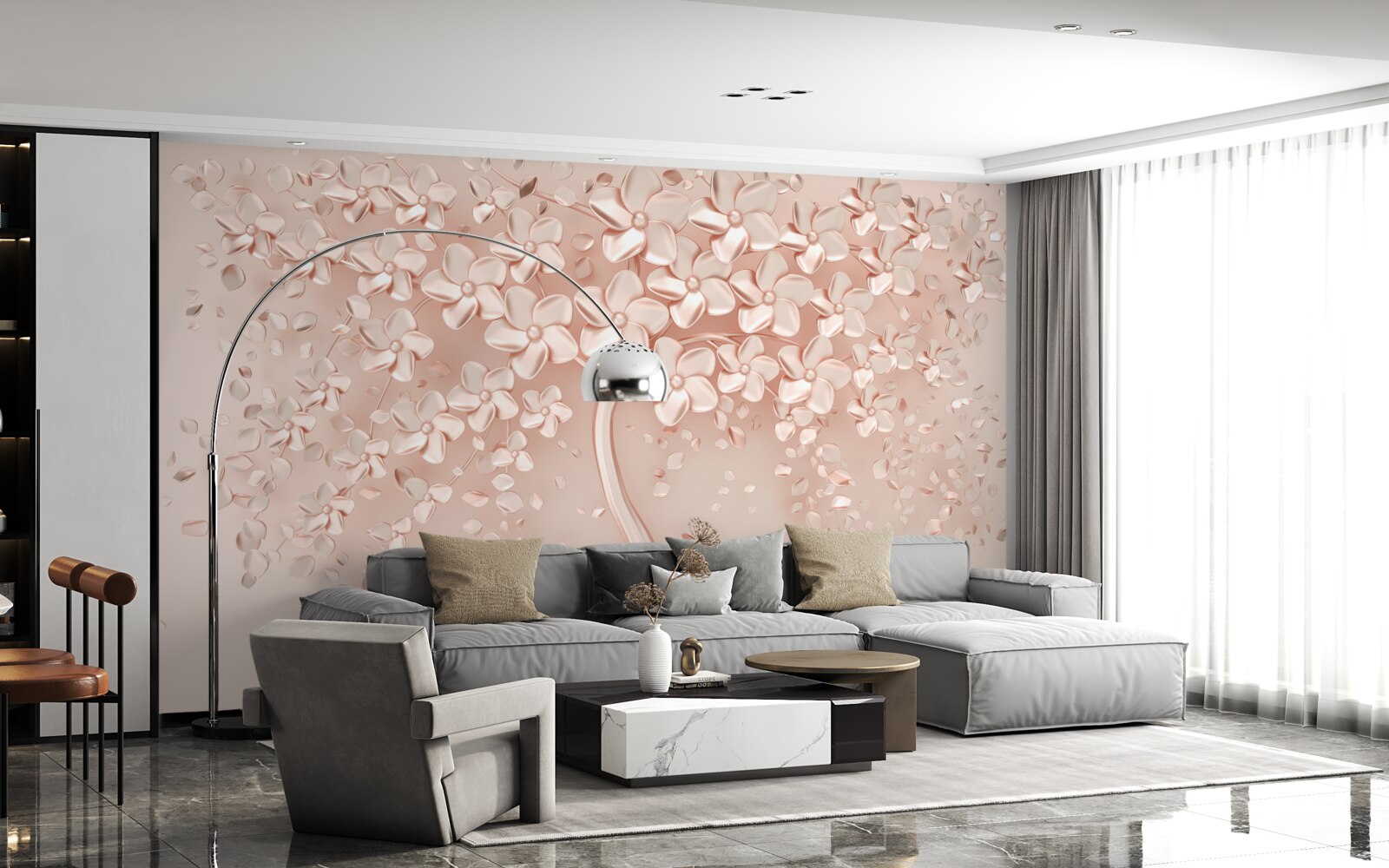 Fototapeta kvety kvitli na malom strome