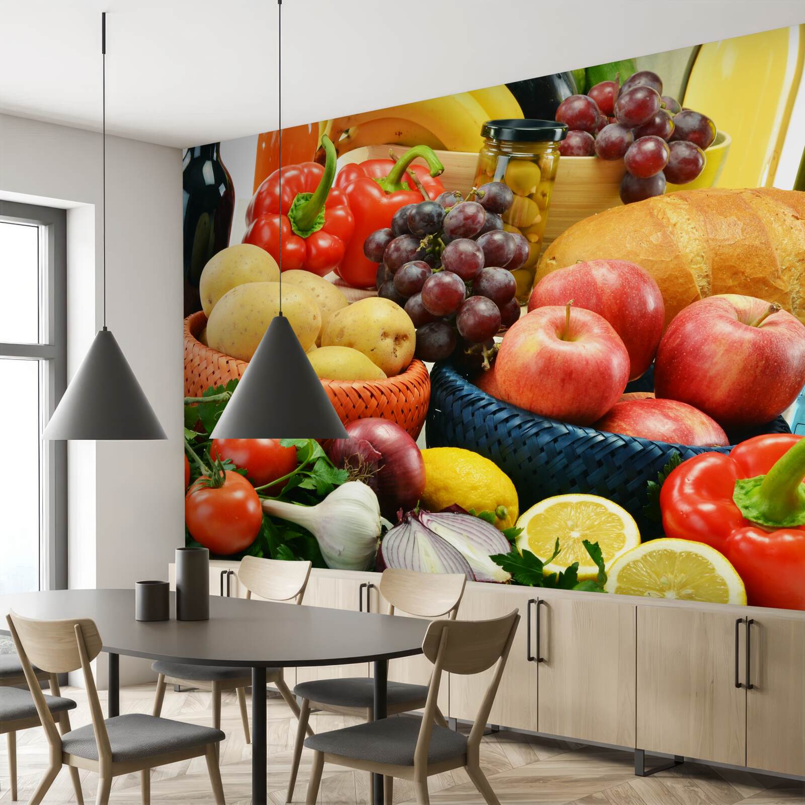 Fototapeta Správne zložená strava by mala byť na stole