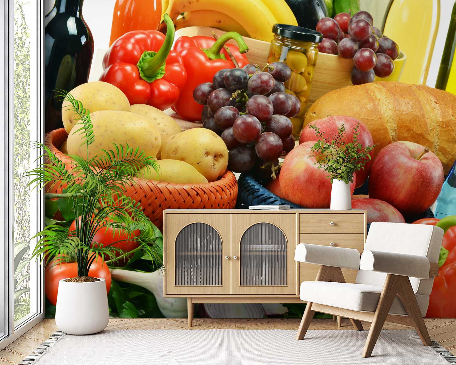 Fototapeta Správne zložená strava by mala byť na stole