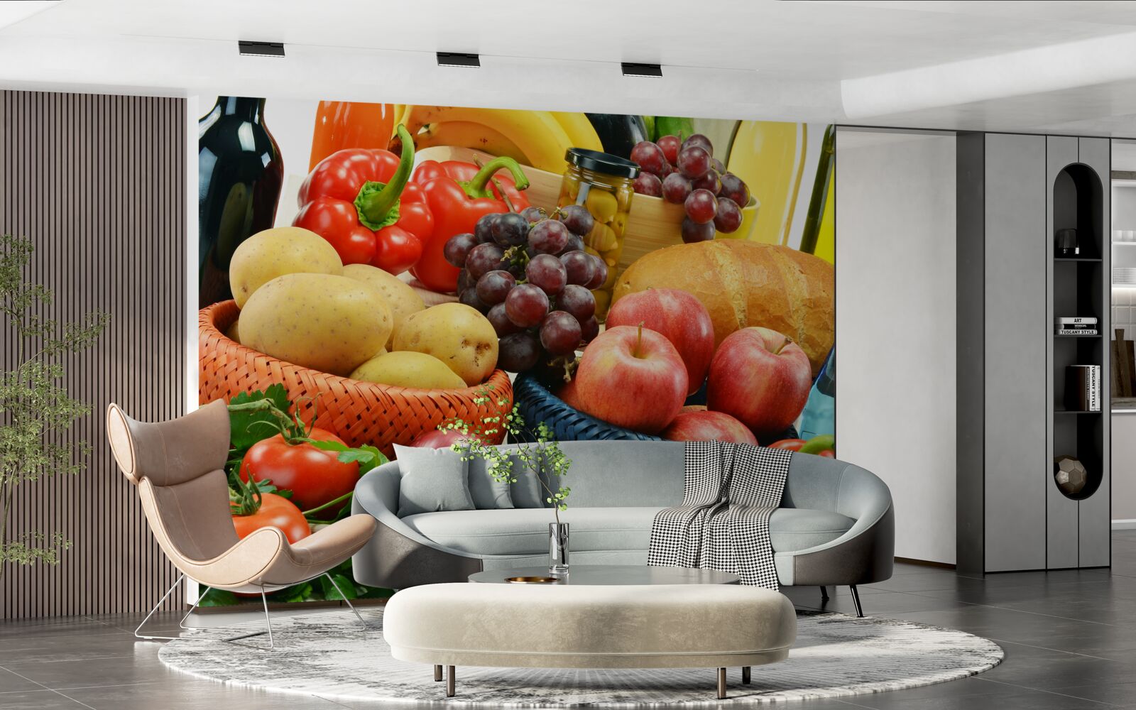 Fototapeta Správne zložená strava by mala byť na stole