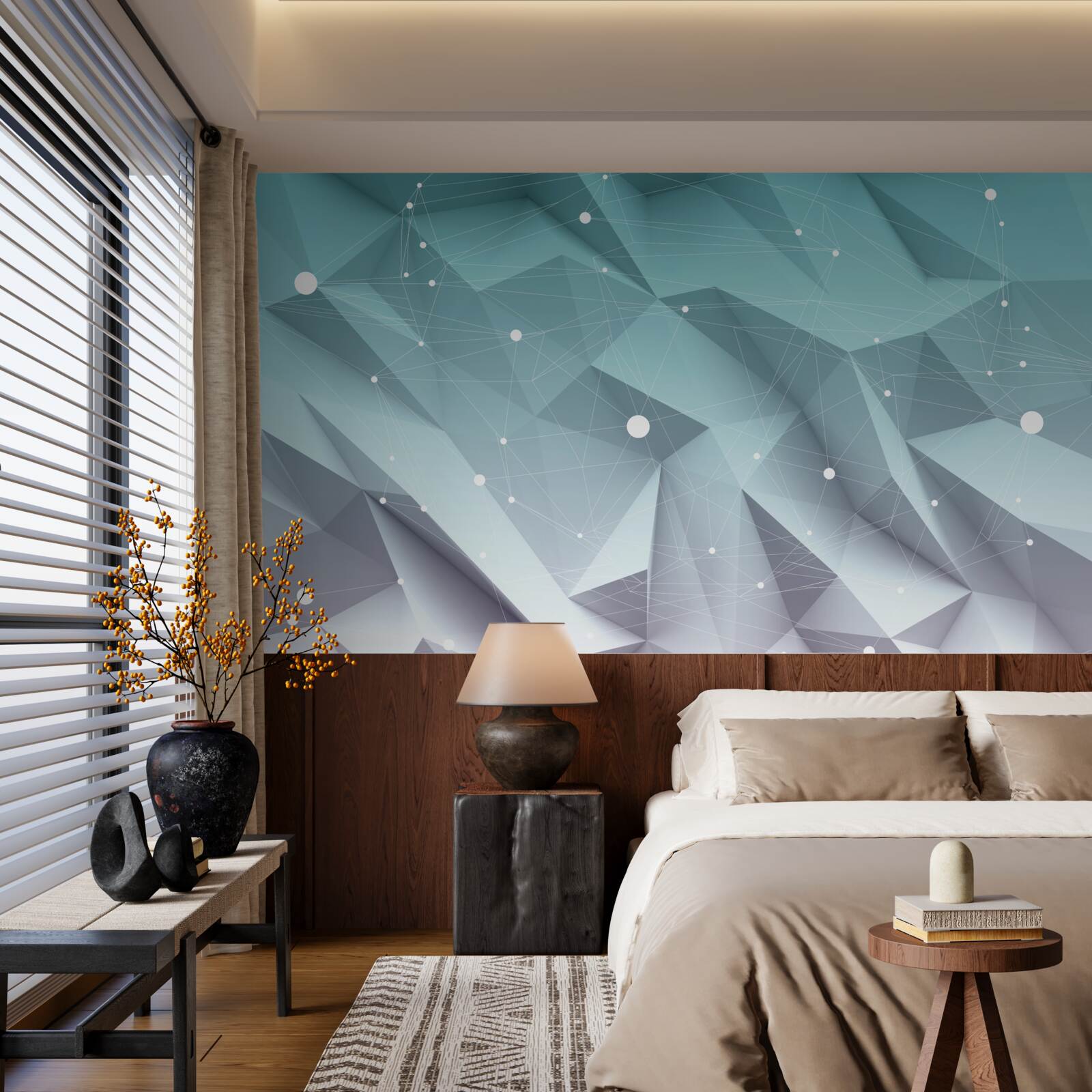 Fototapeta tvary s gradientom